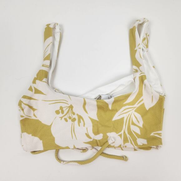 L*Space Wilder Bikini Top in Havana Blooms Green Size Small NWT - Picture 3 of 5